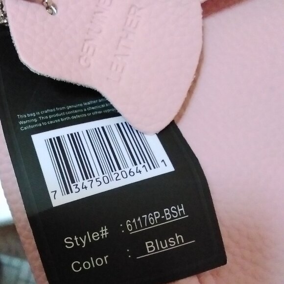 D’MARGEAUX NEW YORK Women’s Genuine Leather Multi Sac Zip Crossbody Handbag Colo - Picture 8 of 13